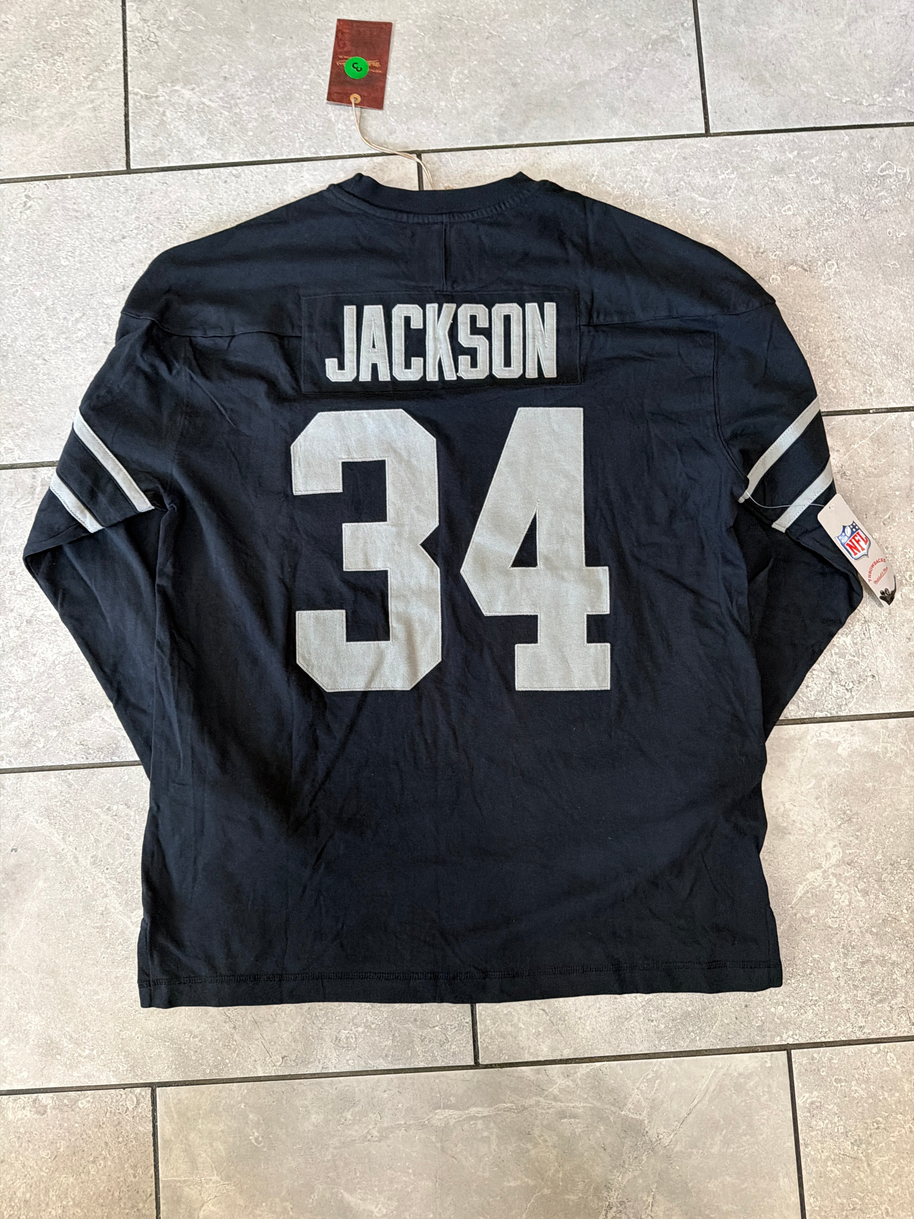 Bo Jackson Raiders Mitchell & Ness Longsleeve Jersey