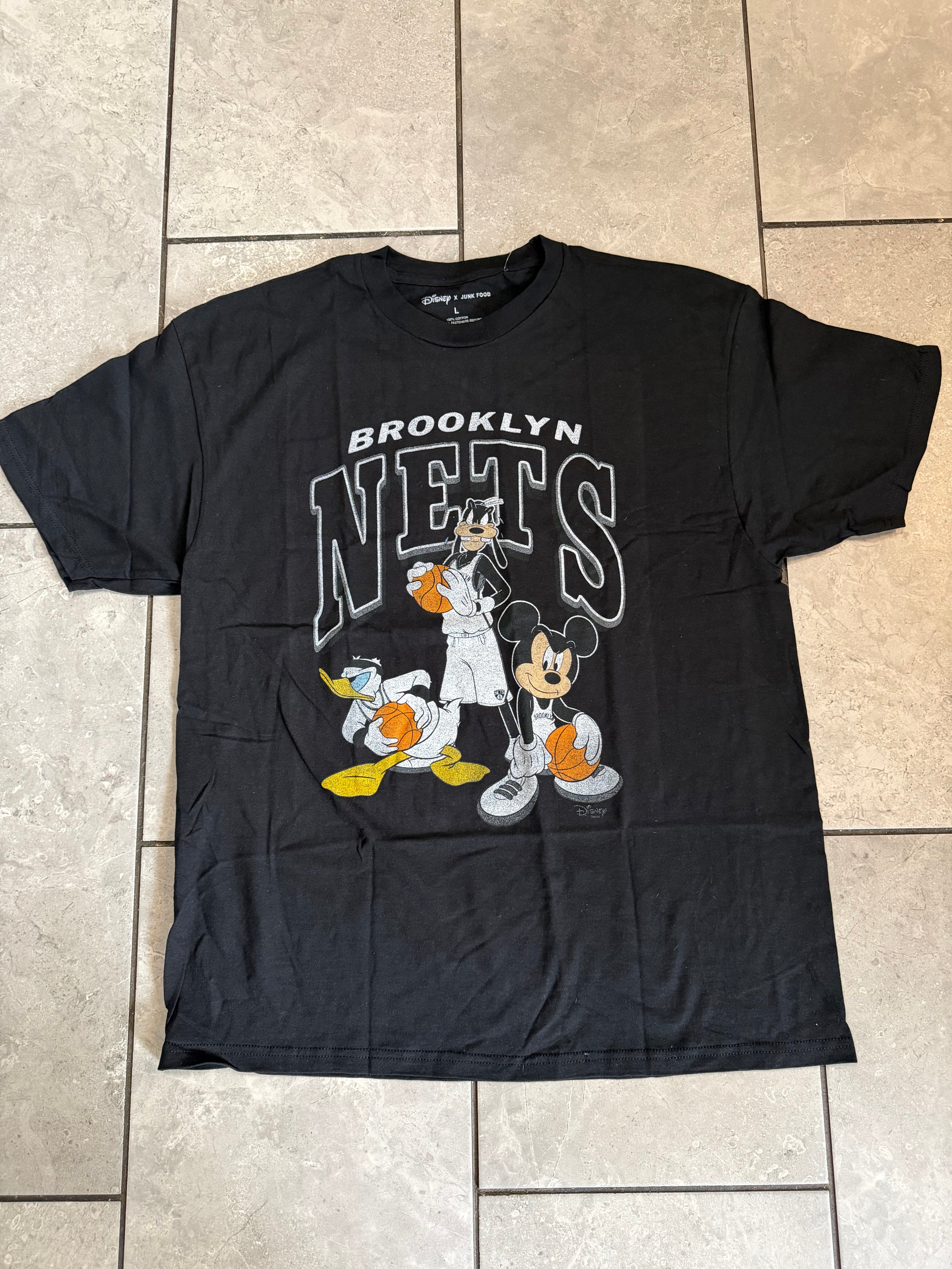 Brooklyn Nets Disney x Junk Food Collab T-shirt (oversized)