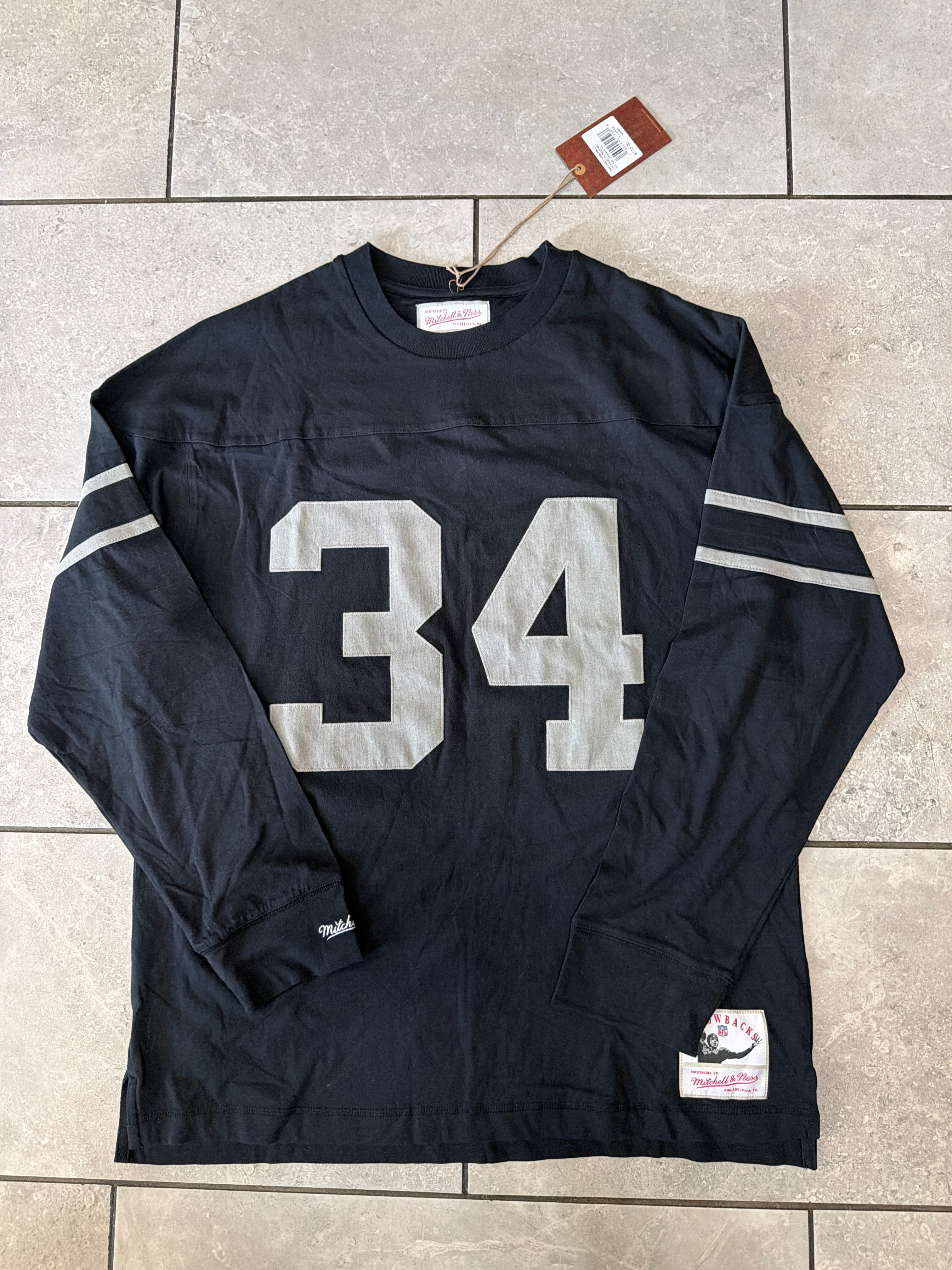 Bo Jackson Raiders Mitchell & Ness Longsleeve Jersey