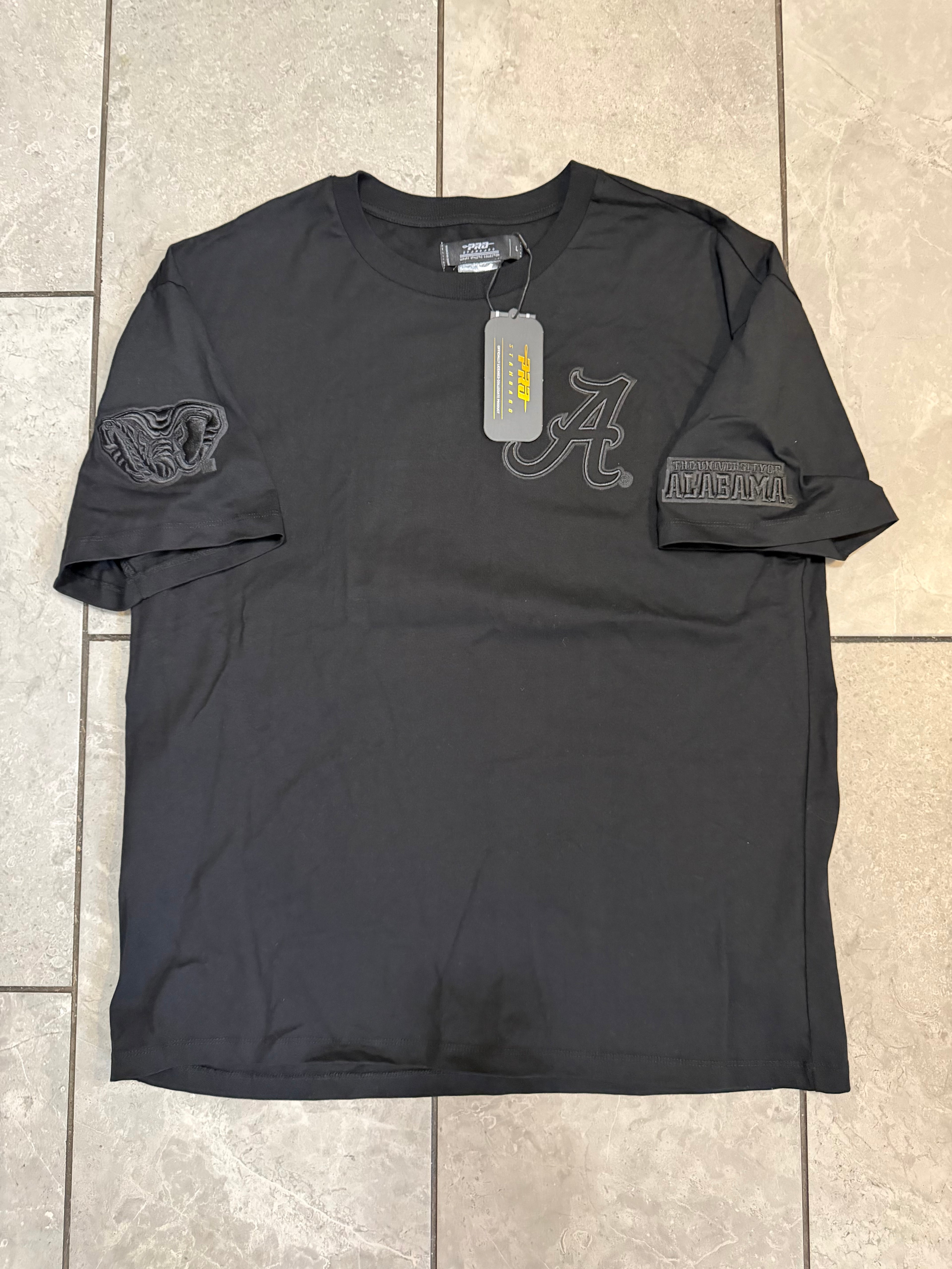 Alabama Crimson Tide Pro Standard Triple Black T-shirt