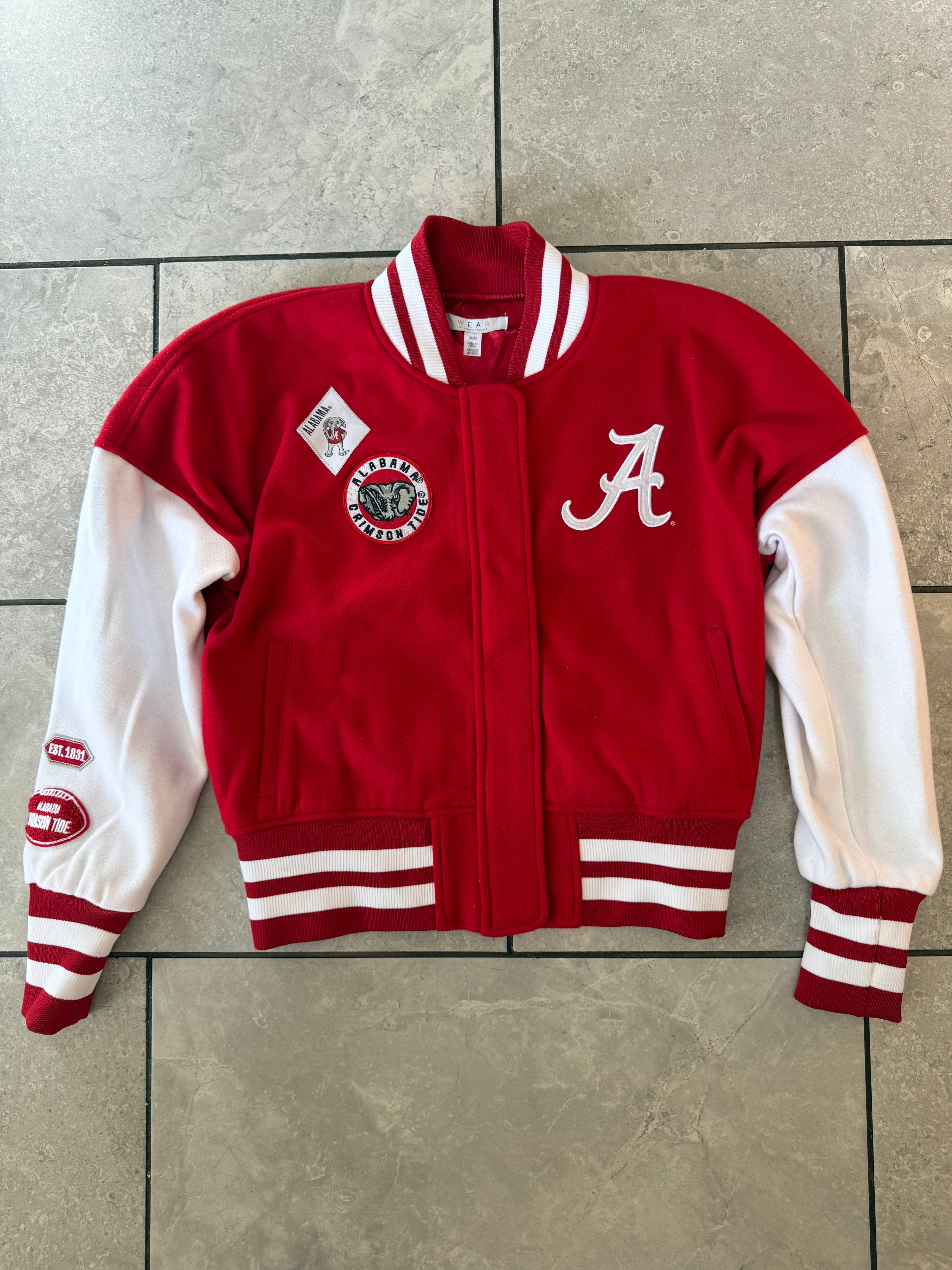 Alabama Crimson Tide Letterman Jacket (women)